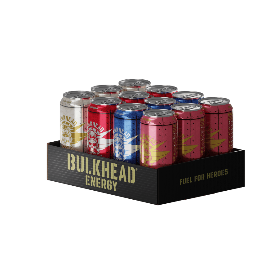 Bulkhead Energy® | Veteran-Owned Zero Sugar Energy Drink for Focus