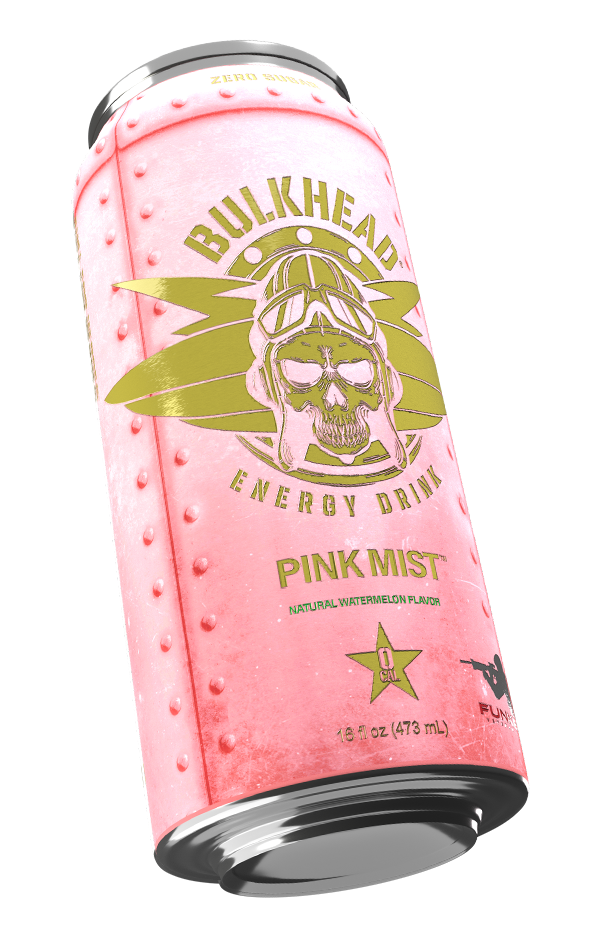 PINK MIST™️ 16 fl oz [Natural Watermelon Flavor] BULKHEAD ENERGY®