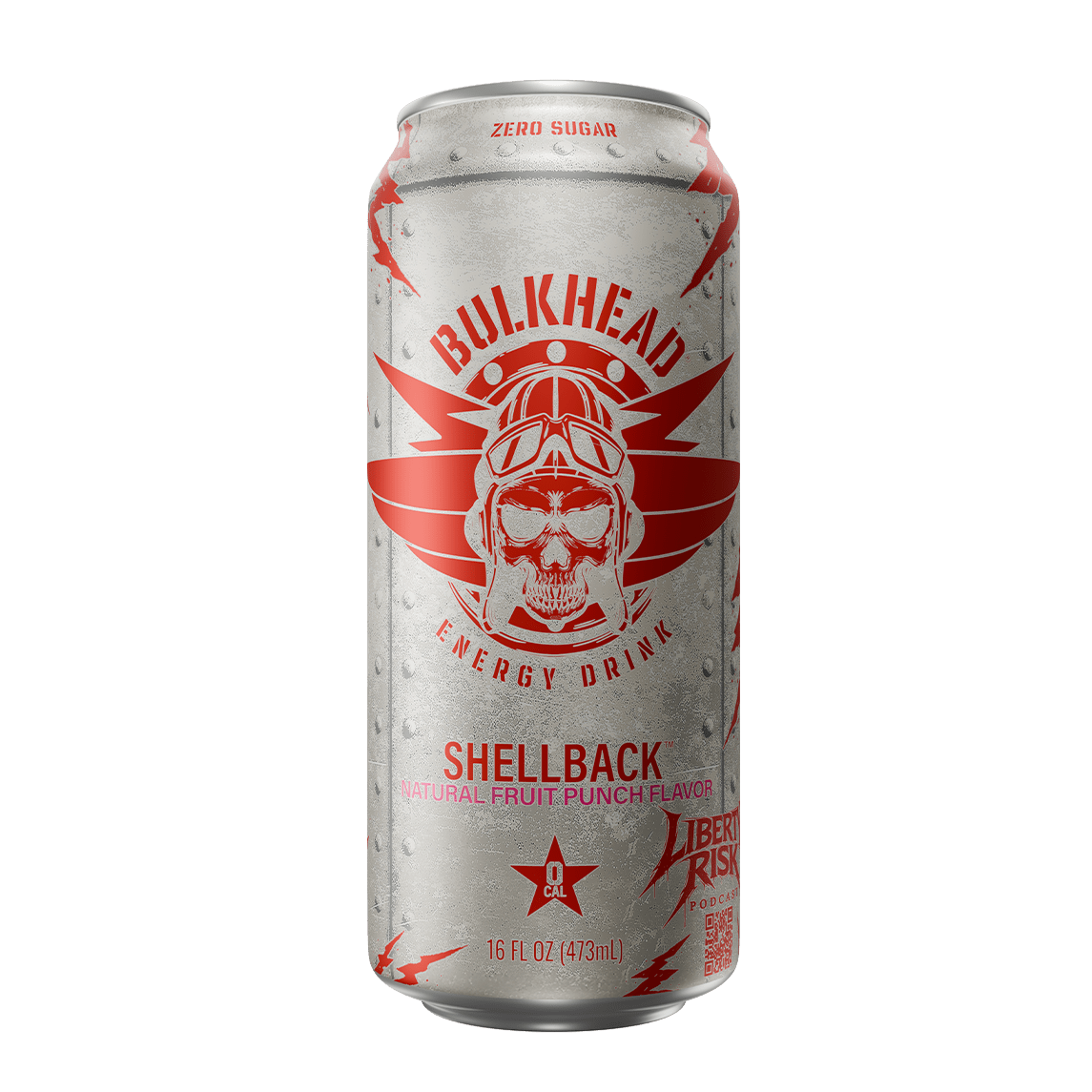 Bulkhead Shellback Fruit Punch Energy Drink | Zero Sugar Nootropic