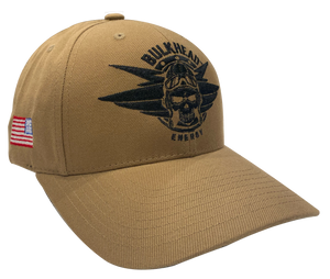 Bulkhead Energy®️  - Command Ball Cap (Black/Coyote Brown)