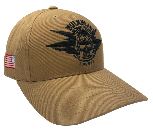 Bulkhead Energy®️  - Command Ball Cap (Black/Coyote Brown)